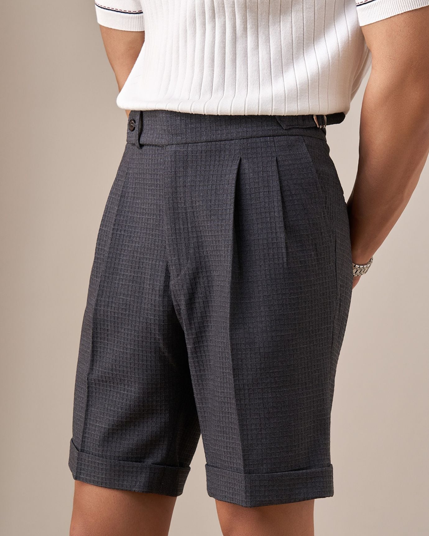 Bermuda Shorts Double Pleat