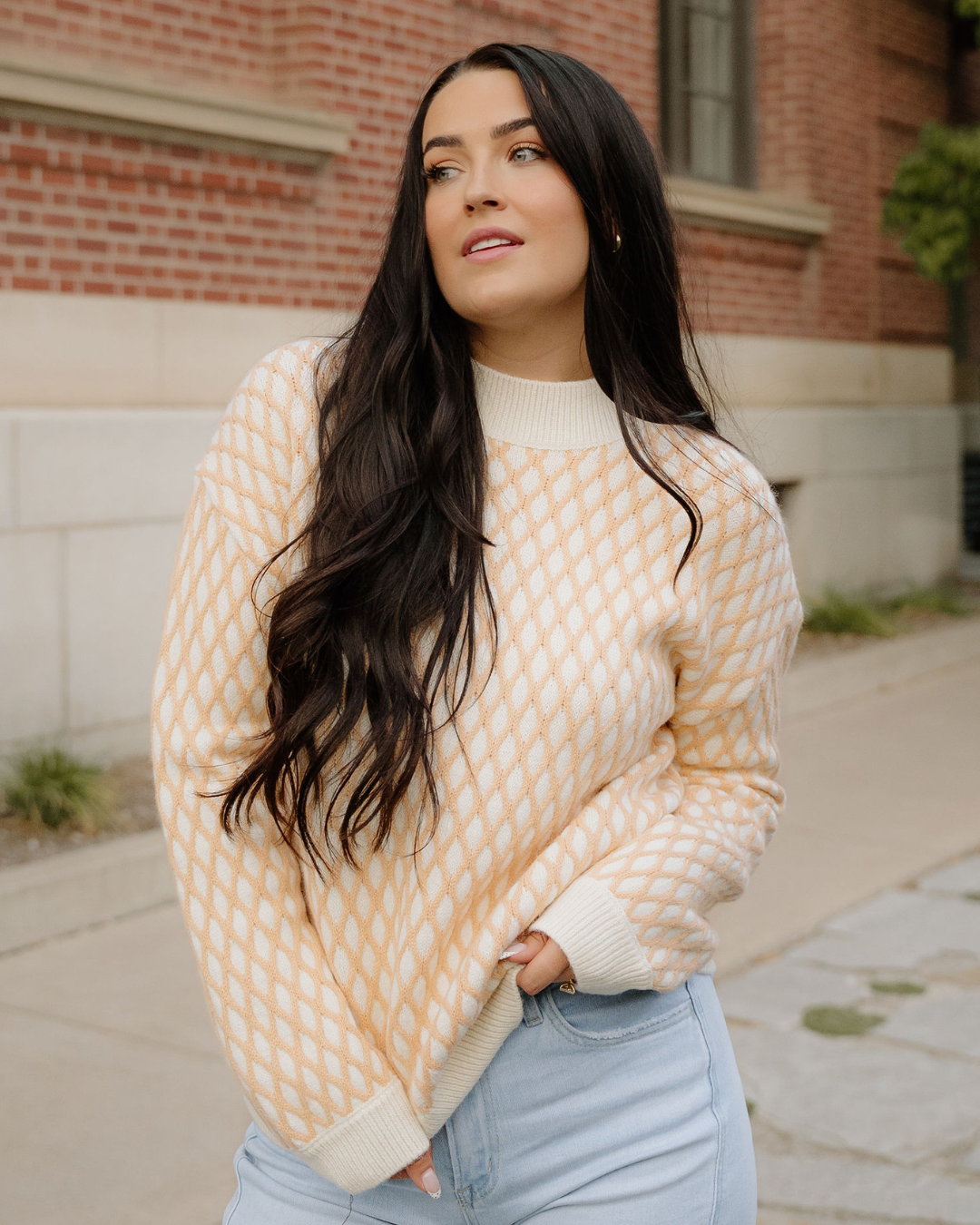 Daphne Mock Neck Sweater | DROPSHIP